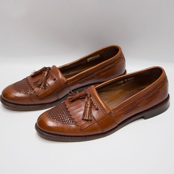 Allen Edmonds Cody Brown Leather Tassel Loafer Made in USA Men Size 11.5A Narrow main image 5